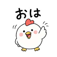 Everyday Doodle Chicken Stickers