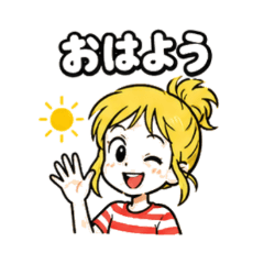 Loose Comic Girl Stickers