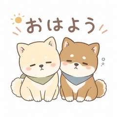 Cute Shiba Inu Friends