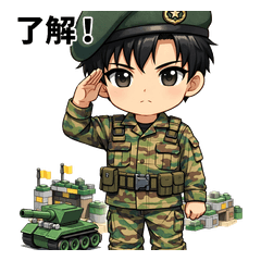 Cute JDSF Chibi Soldier: Daily Missions