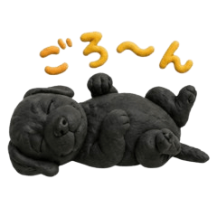 Clay Art Black Labrador Retriever No. 2