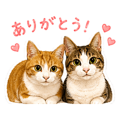 Friendly Cats Stickers