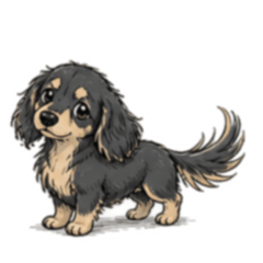 Suncrop 037 Dachshund Black