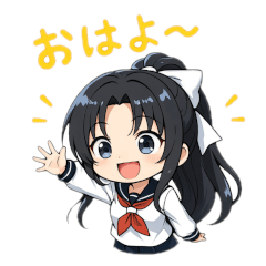 Original High SchoolGirl LINE Stickers 1
