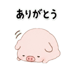 Soft & Melty Pig Daily Stickers