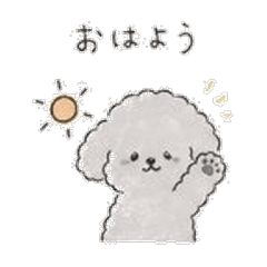 Daily Silver Toy Poodle Stickers