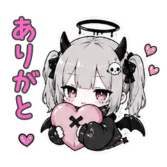 Little Fallen Angel Cute Daily Stickers