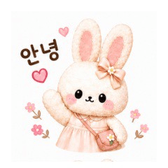 Malrang Bunny Daily Stickers