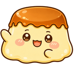 Lazy Melty Pudding Stickers Vol.2