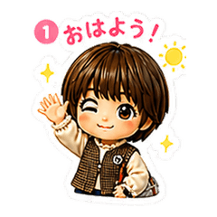 Cute Daily Chibi Sticker