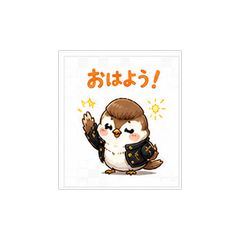 Yankee Sparrow Stickers (Daily Talk)