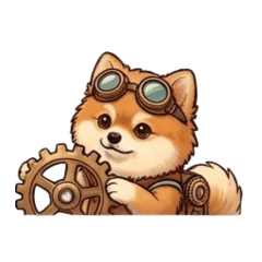 Tino the Pomeranian: Adventure Stickers