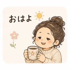 Obami's daily greeting sticker