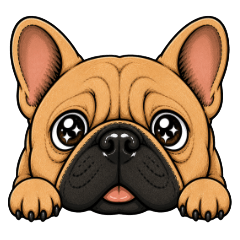 Nubotto French Bulldog - Polite Stickers