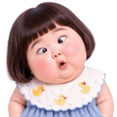 Funny face girl 226 EN