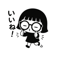 Churu Glasses Girl: Everyday Phrases2