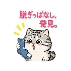 Mochi-Mochi Malmune Cat Honest Stamp