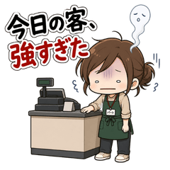 Tired Working Mom Stickers