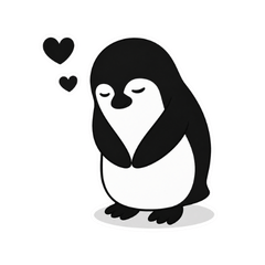 Gloomy Penguin Easy Reactions
