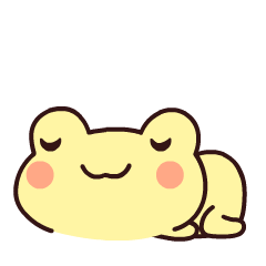 Yellow Frog : Animated