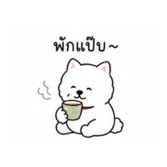 Shiba | Tea Time Stickers Thai