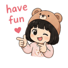 Office Mood-bear girl