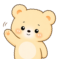 Mokotan Read-Skip Bear Stickers