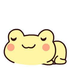 Yellow Frog : Animated Stickers