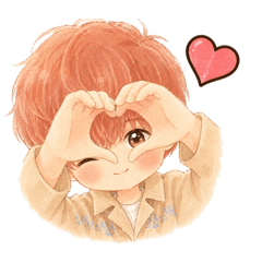 LOVE  cute stamp
