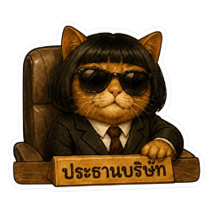 Cat with bangs hairstyle