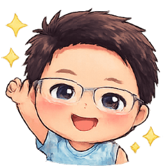 UrAiwan Cute Big Head Stickers