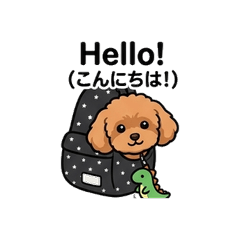 Choco the Toy Poodle Daily Stickers
