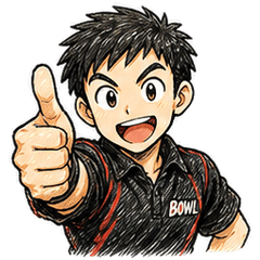Hardcore Bowling Fan Stickers
