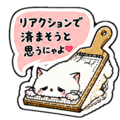 a cat of grated