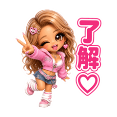 3D gyaru stamps