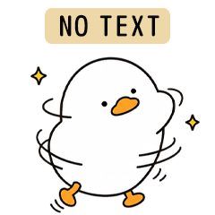 Chill Duck 簡短回覆日常 無文字
