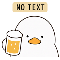 Chill Duck 乾杯日常 無文字