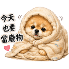 澎澎：今天也要當廢物