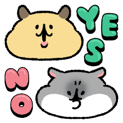 YES NOもちもちハムスター