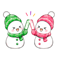 Everyday Colorful Snowmen 3 Fan Life