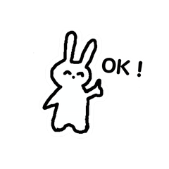 Surreal Bunny "Mocchi" Stickers Revised