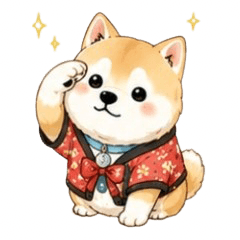 Shiba Inu HAppy-Cozy Daily Words