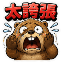 海狸☆幹話和節日祝賀語☆古哥哥358