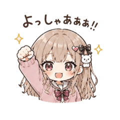Kawaii Girl Daily Stickers 3