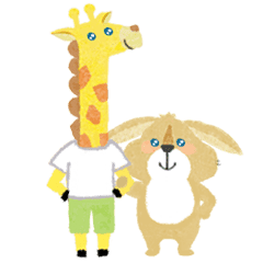 動くキリンさんとたれみみうさぎのきなこ Line スタンプ Line Store 動くキリンさんとたれみみうさぎのきなこ Line スタンプ Line Store