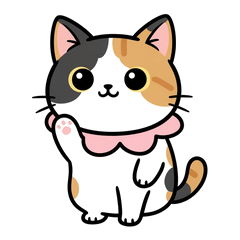 Mike the Calico Cat Stickers