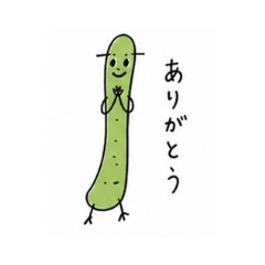 Running Cucumber Cute Daily Stickers