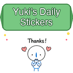 Yuki-Chan Everyday Stickers