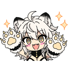 White tiger girl sicker
