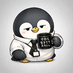 Overconfident Penguin Coworker